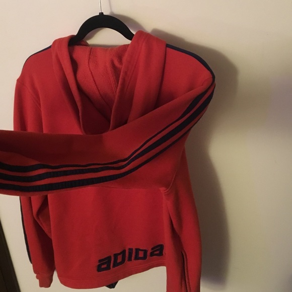 Orange vintage adidas hoodie - Picture 1 of 3